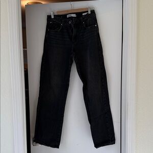 Garage Black Denim Slouchy Jeans